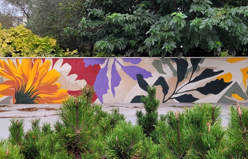 Fresque extérieure Hyères