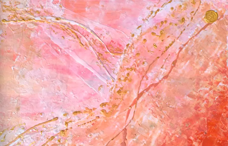 Oeuvre peinture encaustique Feel, Reve. Peinture Hyères.