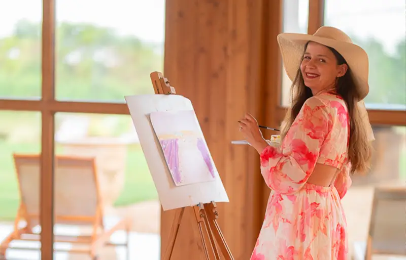 Portraits invités live painting