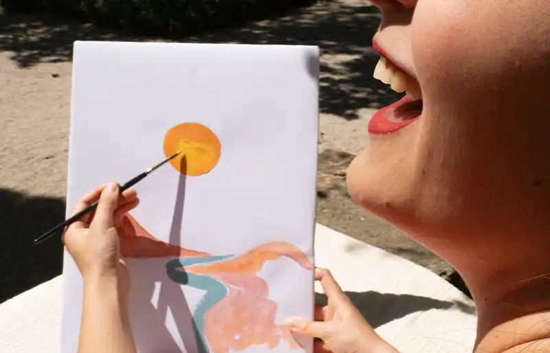Apero peinture Hyères rire art dégustation.
